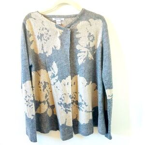 99 Jane Street grey cream flyaway cardigan size medium